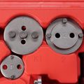Pneumatický stláčadlo brzdových piestov MECHANIC BRAKE SET PNEU 23, sada 23ks SIXTOL