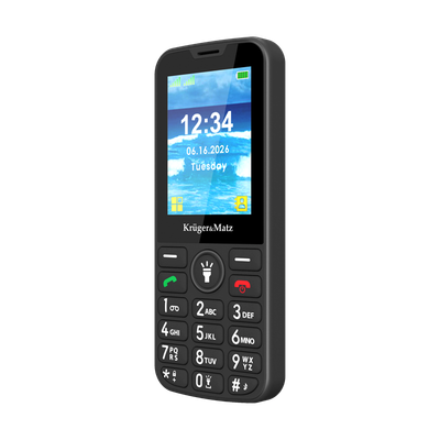 Kruger&Matz Simple 924 GSM mobilný tlačidlový telefón pre seniorov