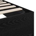 vidaXL Otomanový posteľný rám s úložiskom Čierny Dub 203 x 180 x 25 cm