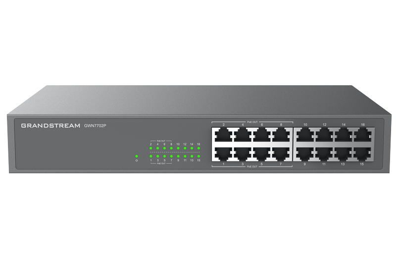 Grandstream GWN7702P Unmanaged Network Switch 16 portov / 8 PoE out