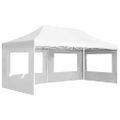vidaXL Profesionálny skladací stan+steny, hliník 6x3 m, biely