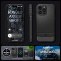 Spigen Rugged Armor Mag Magsafe puzdro pre iPhone 15 Pro 6,1" matne čierna