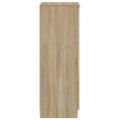 vidaXL Botník vo farbe dubu sonoma 30x35x70 cm spracované drevo