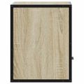 vidaXL Nástenné nočné stolíky 2 ks dub sonoma 40x31x39,5 cm