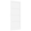 vidaXL Vnútorné dvere 83 x 202 cm Preglejka Biela