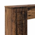 vidaXL Rám krbu Staré drevo 100 x 20 x 100 cm Kompozitné drevo