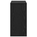 vidaXL Servírovacia skriňa Čierny dub 59,5 x 27 x 57 cm