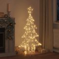 vidaXL Vianočný stromček 160 LED Teplá biela 150 cm Akryl