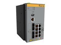 Přepínač - L3 - řízený - 8 x 10/100/1000 (PoE+) + 4 x 1000Base-X SFP - lze montovat na konzolu DIN, pro připevnění na zeď - PoE+ (240 W) - stejnosměrný proud - kompatibilní s TAA