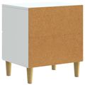 vidaXL Nočný stolík 2 ks Biela 43 x 34,5 x 48 cm Kompozitné drevo