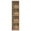 vidaXL skrinka na knihy/TV skrinka Dub Artisan 36x30x143cm Drevo