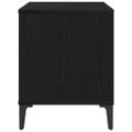 vidaXL Skrinka na gramofónové platne Čierny dub 100 x 38 x 48 cm
