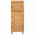 vidaXL Highboard Svetlohnedá 40 x 33 x 110 cm mangový masív