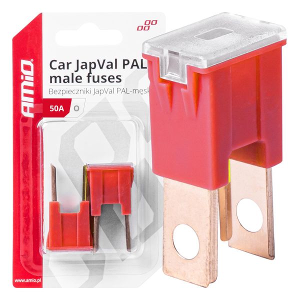 Poistka JAPVAL PAL samec 50A AMIO-03399