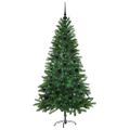 vidaXL Vianočný stromček s 150 LED-i so stojanom Zelená 150 cm PE