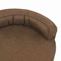 vidaXL Ergonomický matrac pre psa 75x53 cm ľanový vzhľad hnedý