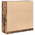 VidaXL Príborník Dub dymový 100x35x99 cm Konštruktérske drevo