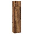 vidaXL Servírovacia skriňa 2 ks Staré drevo 50 x 41 x 225 cm