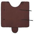 vidaXL Plášť pre kone Plná tmavohnedá 155 cm