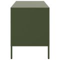 vidaXL TV skrinky 2 ks olivovo-zelené 68x39x50,5 cm oceľ