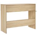 vidaXL Konzolový stôl Dub sonoma 96,5 x 38 x 75 cm Kompozitné drevo