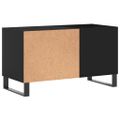 vidaXL Skrinka na platne čierna 85x38x48 cm kompozitné drevo