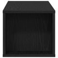 vidaXL TV skrinka 100 x 30 x 26,5 cm Čierny dub Kompozitné drevo