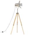 vidaXL Lampa na statíve, mangový masív 140 cm