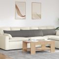 vidaXL Vankúše na pohovku 2 pcs Svetlosivá 200 x 40 cm