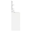 vidaXL Toaletné stolíky do spálne Biela 80 x 39,6 x 135 cm