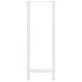 vidaXL Nohy barového stola, biele, 2 ks, 50 x (100-101) cm, oceľové
