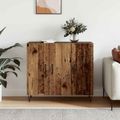 vidaXL Servírovacia skriňa Staré drevo 90 x 32,5 x 80 cm
