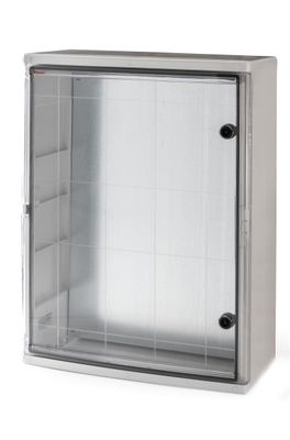 Skříň 39157-T MAGNA IP65, 700x500x245mm, průhledné dveře, součást: montážní deska