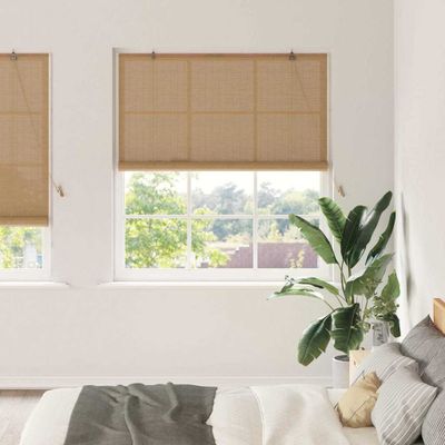 vidaXL Roleta Hnedá 140 x 220 cm Bambus