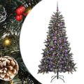 vidaXL Umelý vianočný stromček Zelená 180 cm PVC, plast a oceľ