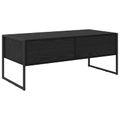 vidaXL Konferenčný stolík Čierny dub 100 x 46 x 40 cm Kompozitné drevo