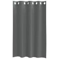 vidaXL Voálové závesy s priechodkami 2 ks tmavosivé 140x175 cm