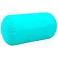 vidaXL Nafukovací gymnastický valec s pumpou 120x75 cm PVC zelený