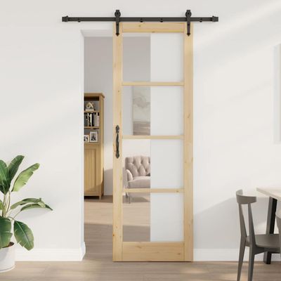 vidaXL Posuvné dvere ORKDAL Prírodná 78 x 232 cm