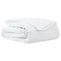 vidaXL 2-v-1 Prikrývka Biela 240 x 220 cm Perie