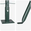vidaXL Plotový stĺp s betónovým podstavcom 13 ks Zelená