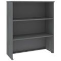 vidaXL Nadstavec na komodu HAMAR, tmavosivý 85x35x100 cm, borovica