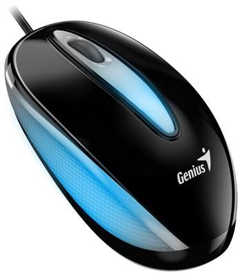 GENIUS DX-Mini Black/ drátová/ 1000 dpi/ USB/ čierna/ RGB LED Myš, drátová, optická, 1000 DPI, 3 tlačidlá, USB, RGB LED, čierna