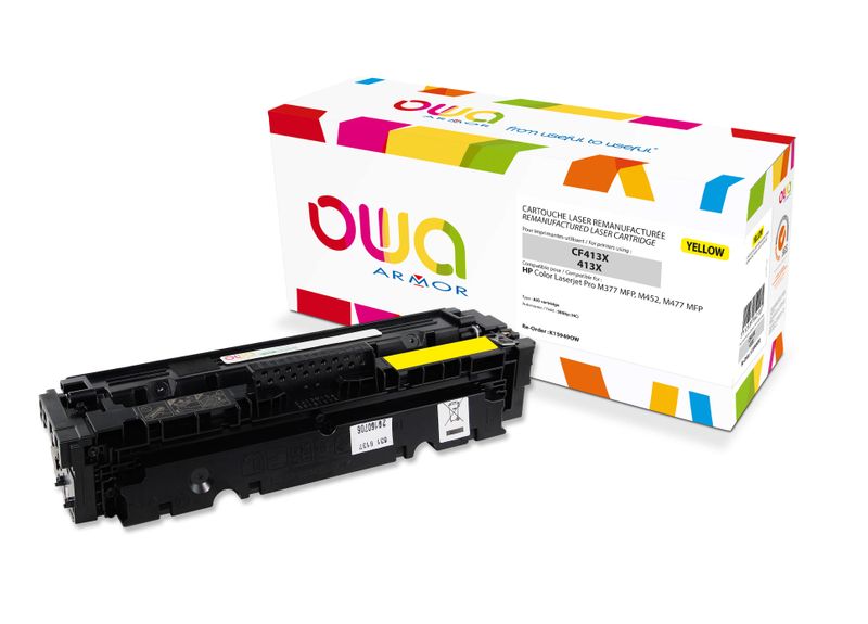 OWA Armor toner kompatibilný s HP CF412X, 5000st, žltá/yellow
