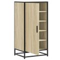 vidaXL Regál na topánky dub sonoma 48x38x97,5 cm spracované drevo
