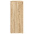 vidaXL Komoda, dub sonoma, 91x29,5x75 cm, imitácia dreva
