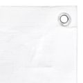 vidaXL Plachta 260 g/m² 3x4 m biela HDPE