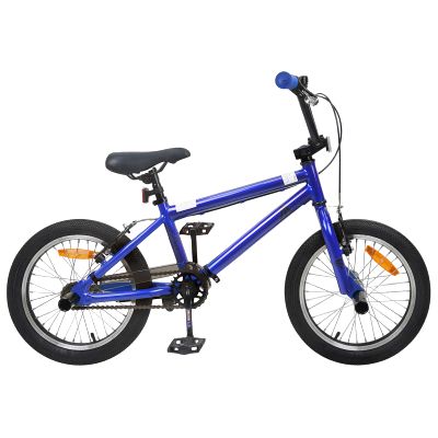 vidaXL BMX Bicykel 20 Palcov pre nad 9 rokov Tmavomodrá