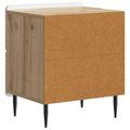 vidaXL Nočný stolík Dub artisan 43 x 34,5 x 49,5 cm Kompozitné drevo