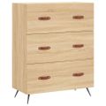 vidaXL Vysoká skrinka dub sonoma 69,5x34x180 cm spracované drevo